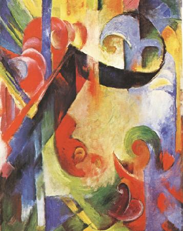 Franz Marc Broken Forms (mk34) China oil painting art